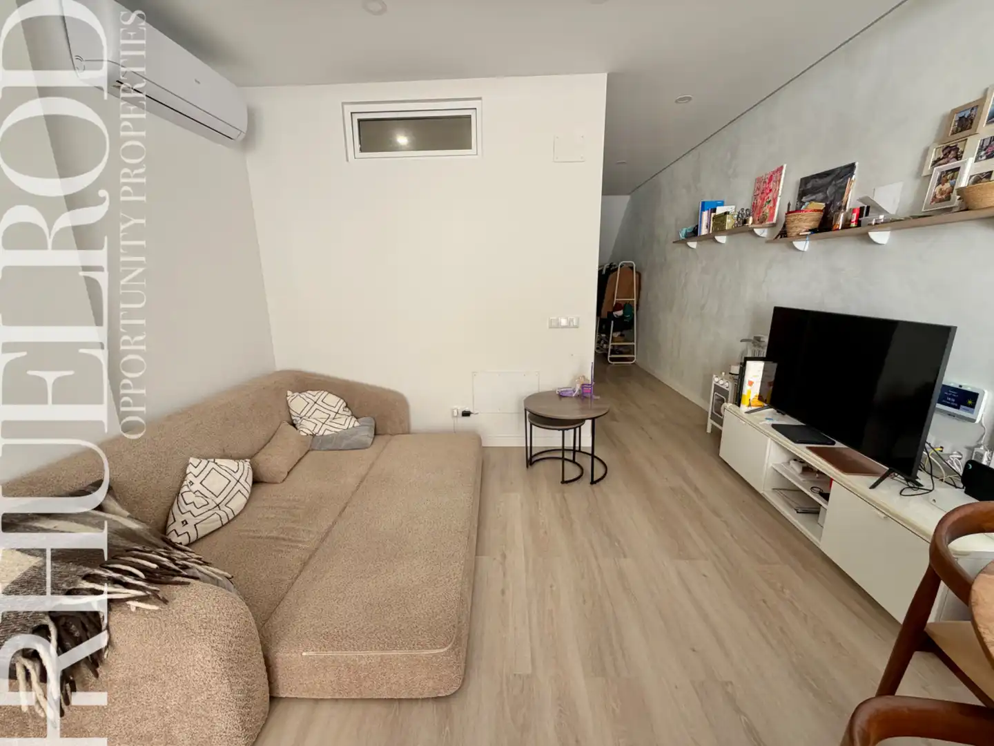 Sala de estar de Planta baja en venta en Calella con Aire acondicionado, Parquet y Terraza