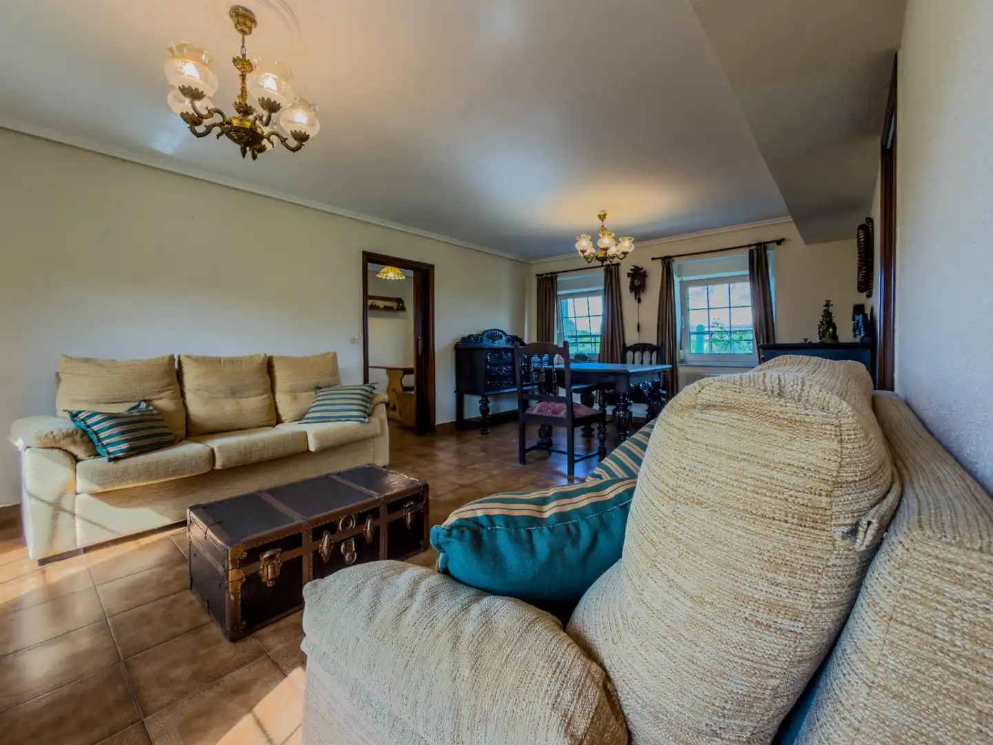 Sala de estar de Casa o chalet de alquiler en Camargo con Calefacción, Jardín privado y Terraza