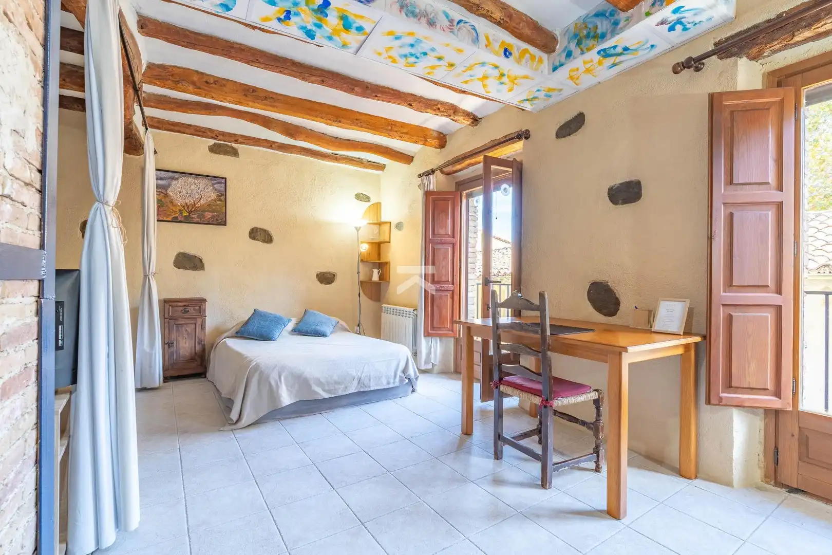 Bedroom of Houses for sale in Torroja del Priorat  with Heating, Terrace and Furnished