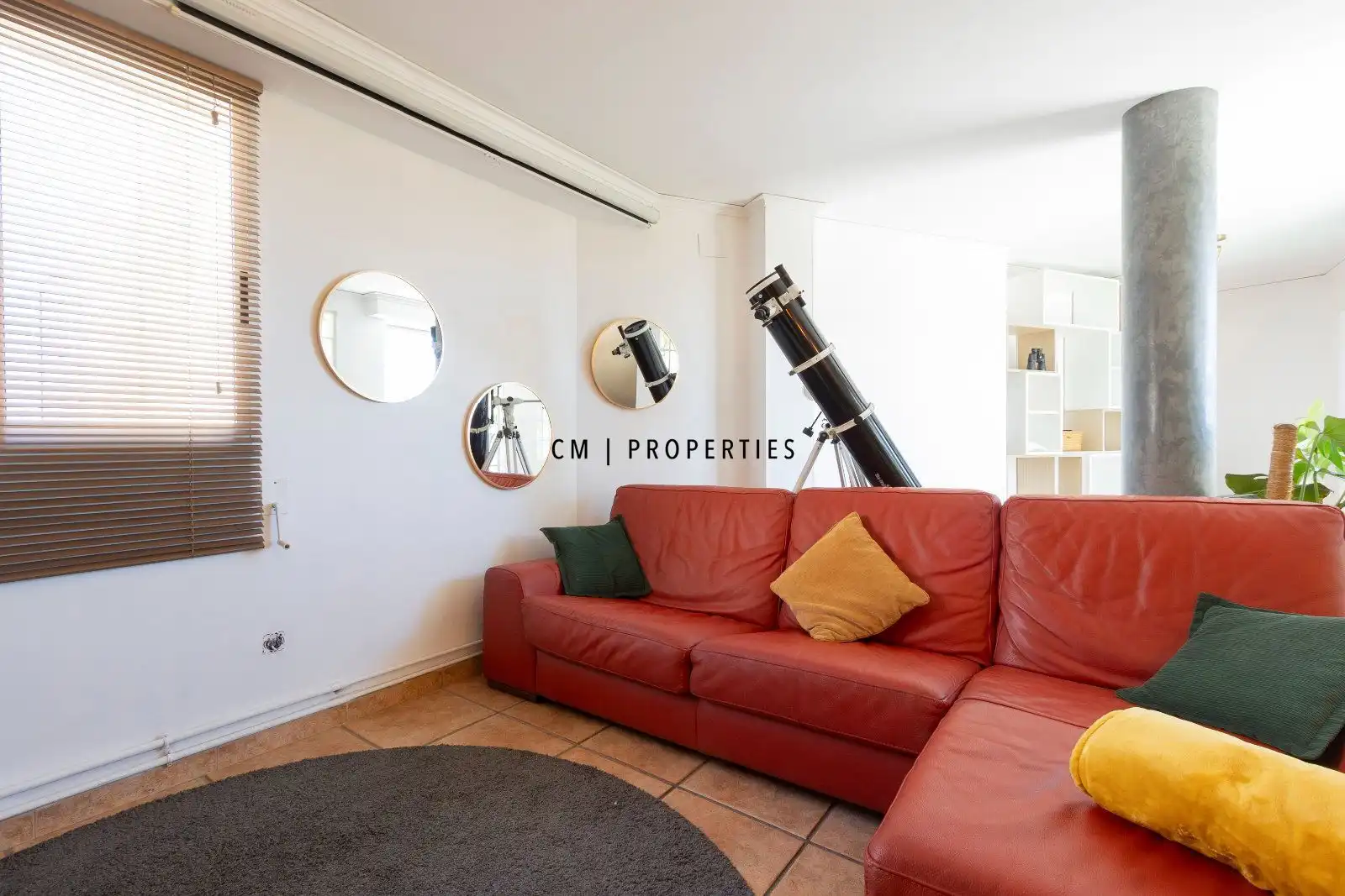 Sala de estar de Ático de alquiler en Faura con Aire acondicionado, Calefacción y Terraza