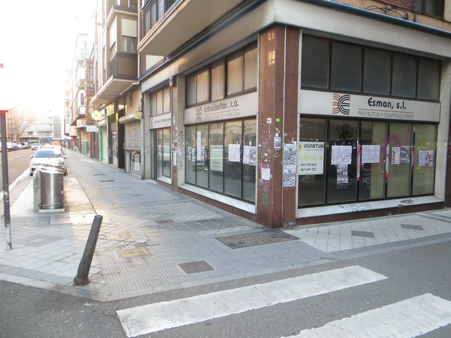 Vista exterior de Local de lloguer en Valladolid