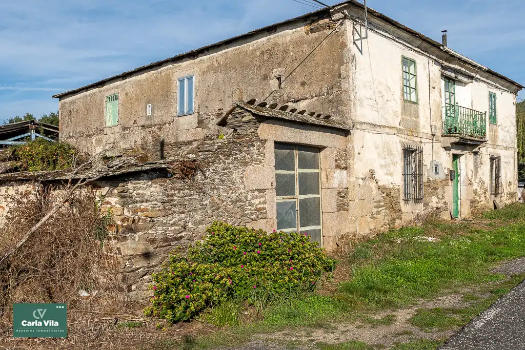 Vista exterior de Finca rústica en venta en Lugo con Jardín privado, Horno y Balcón