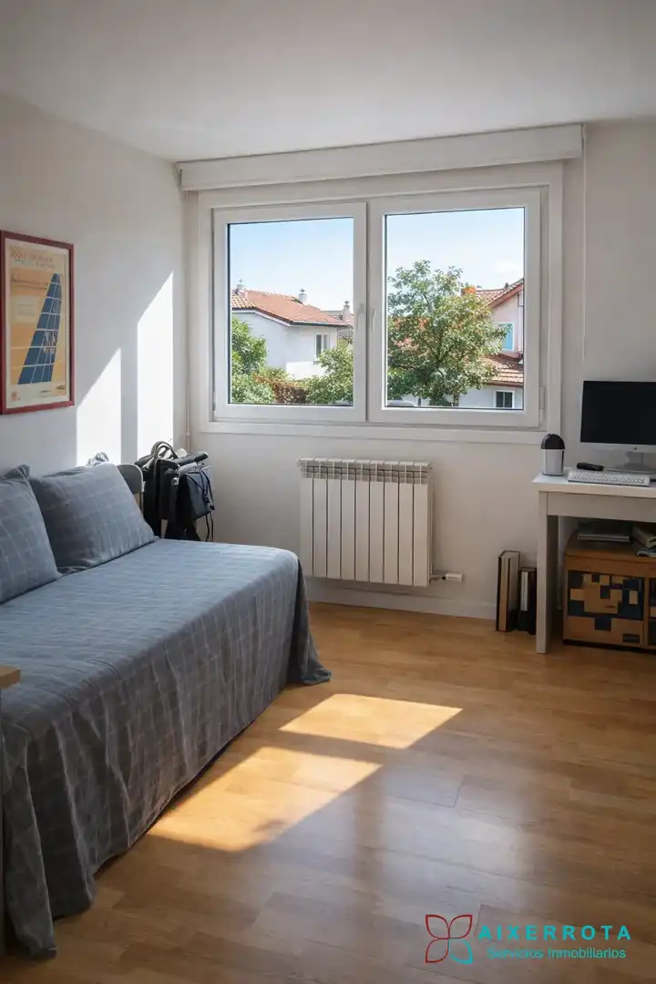 Schlafzimmer von Wohnung zum Verkauf in Leioa mit Heizung, Privatgarten und Terrasse