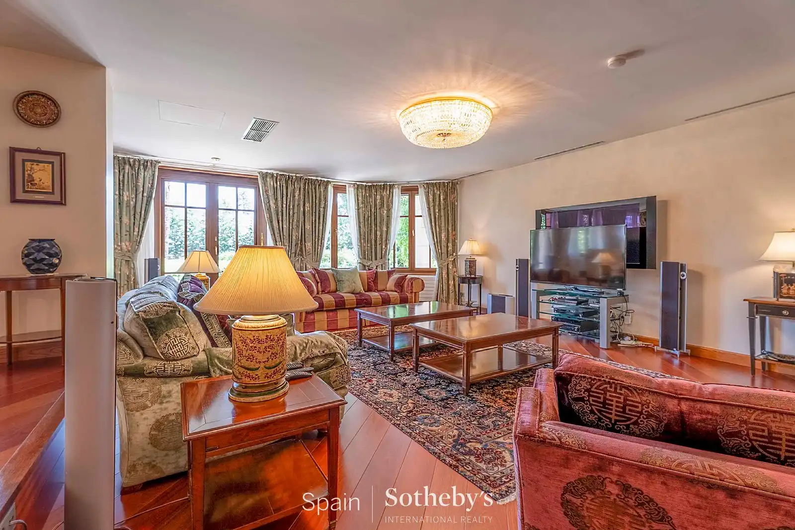 Sala de estar de Casa o chalet en venta en Madrid con Aire acondicionado, Calefacción y Jardín privado