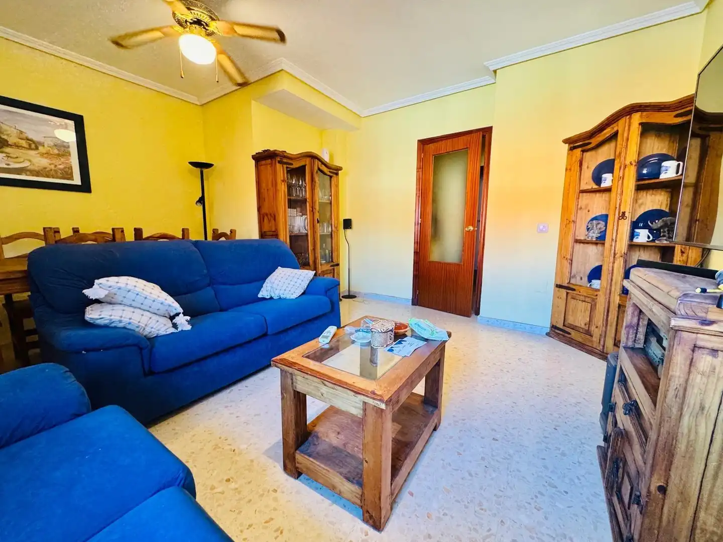 Sala de estar de Casa adosada en venta en Algeciras