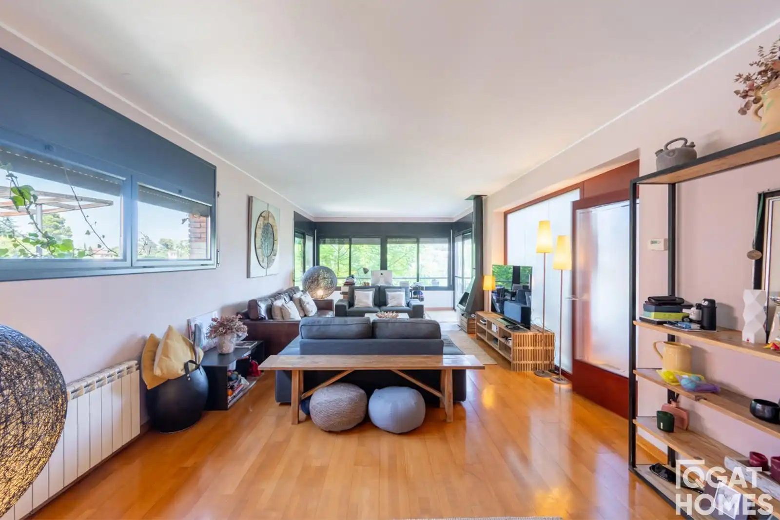 Sala de estar de Casa o chalet en venta en Sant Cugat del Vallès con Calefacción, Terraza y Trastero