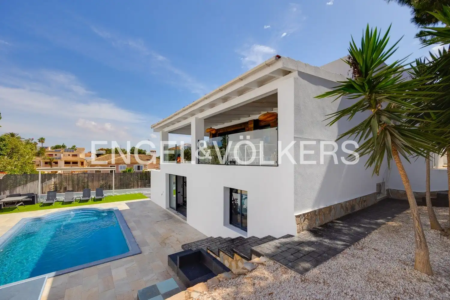 Exterior view of Country homes for sale in Torrevieja  with Air Conditioner, Heating and Private garden