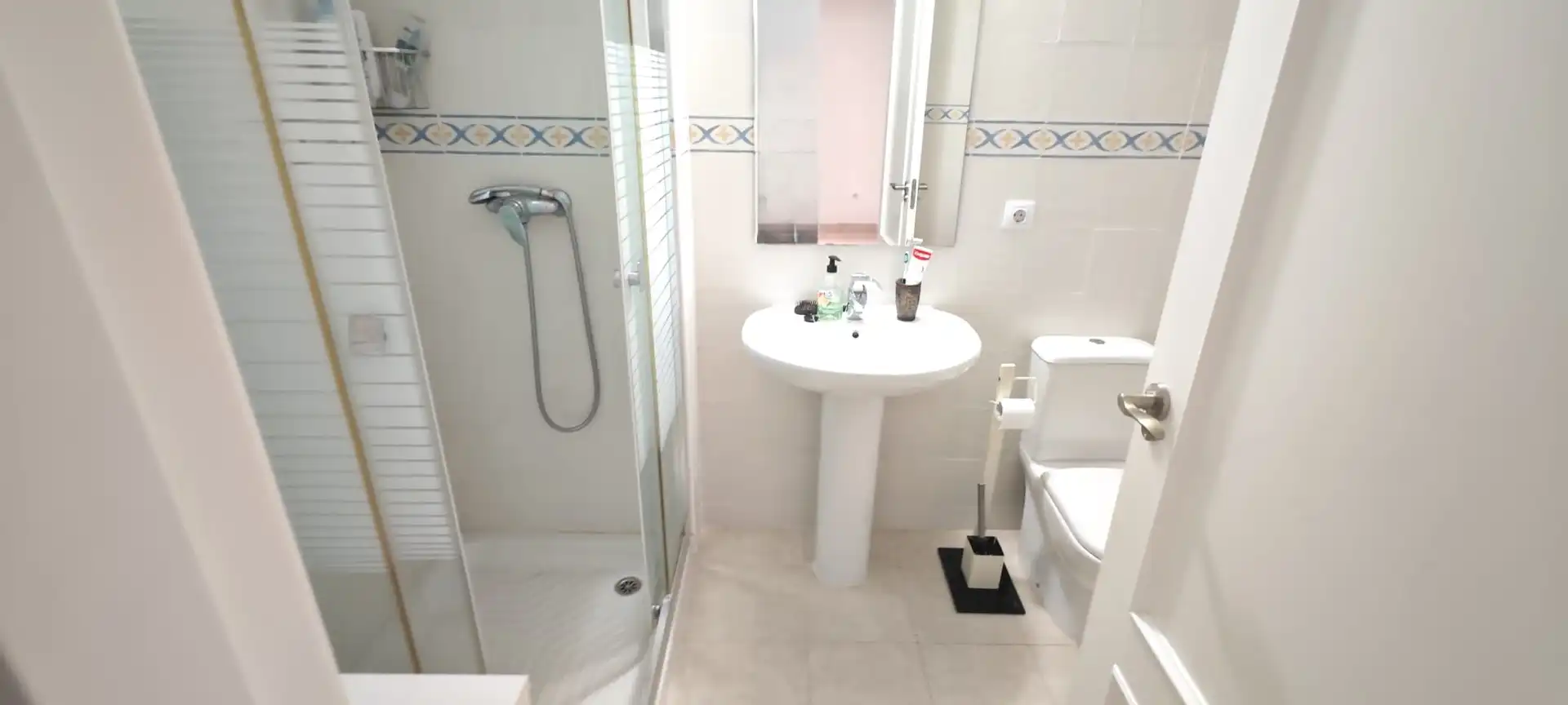 Badezimmer von Wohnungen zur Miete in Dénia mit Klimaanlage, Heizung und Terrasse