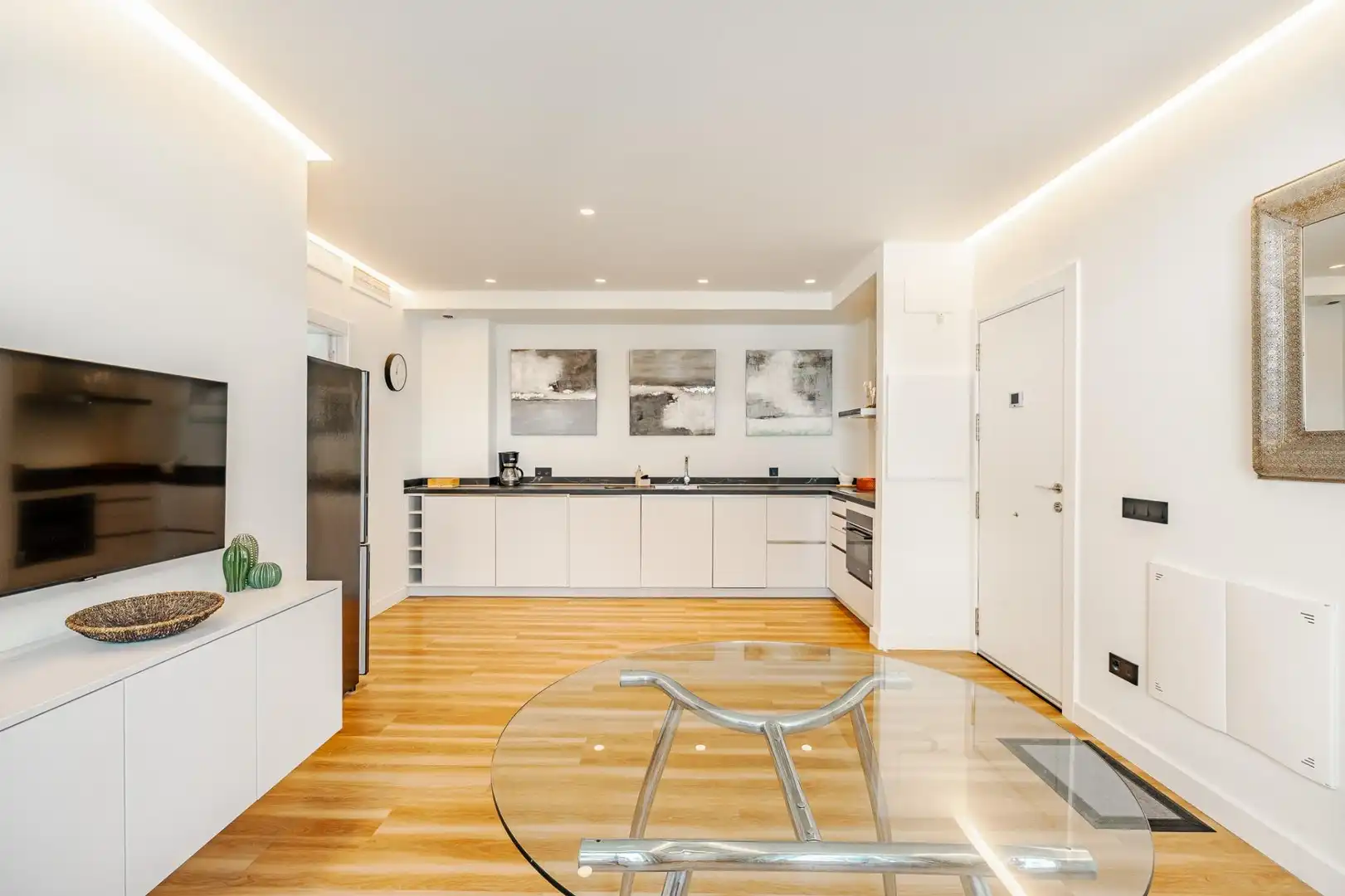 Cocina de Apartamento en venta en Estepona con Aire acondicionado, Calefacción y Amueblado
