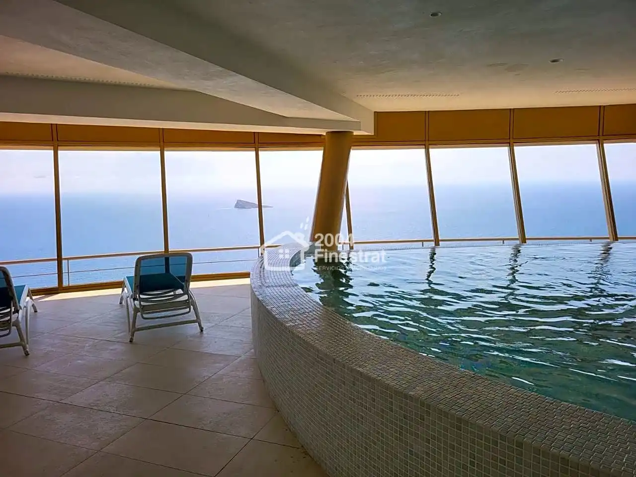 Schwimmbecken von Wohnungen zum Verkauf in Benidorm mit Klimaanlage, Terrasse und Gemeinschaftspool