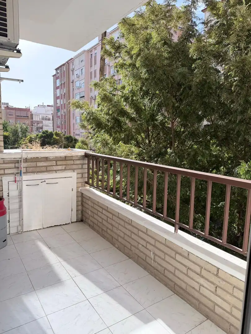 Balcony of Flat for sale in Málaga Capital  with Air Conditioner, Private garden and Terrace