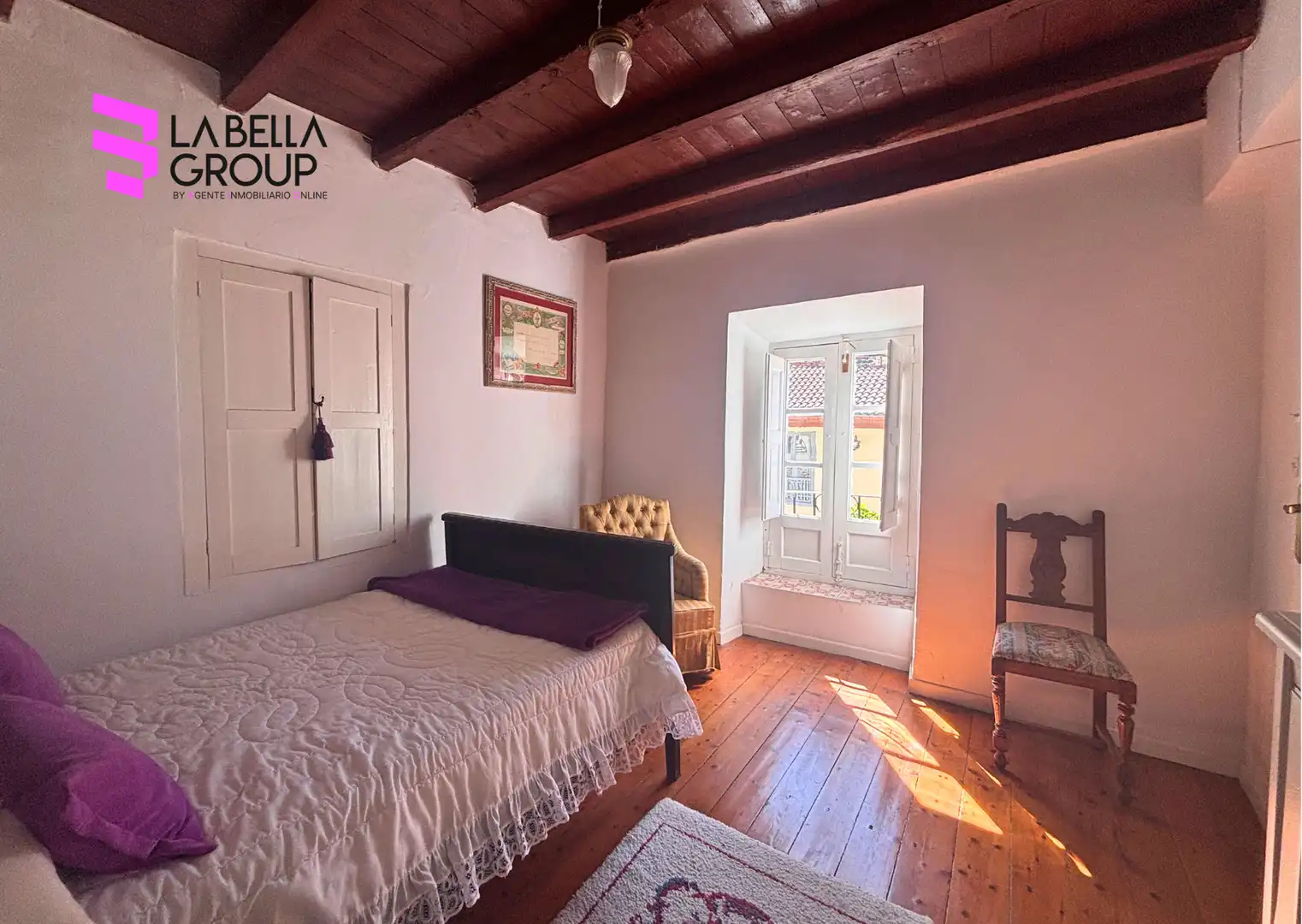 Dormitori de Finca rústica en venda en Pesaguero amb Calefacció, Jardí privat i Parquet