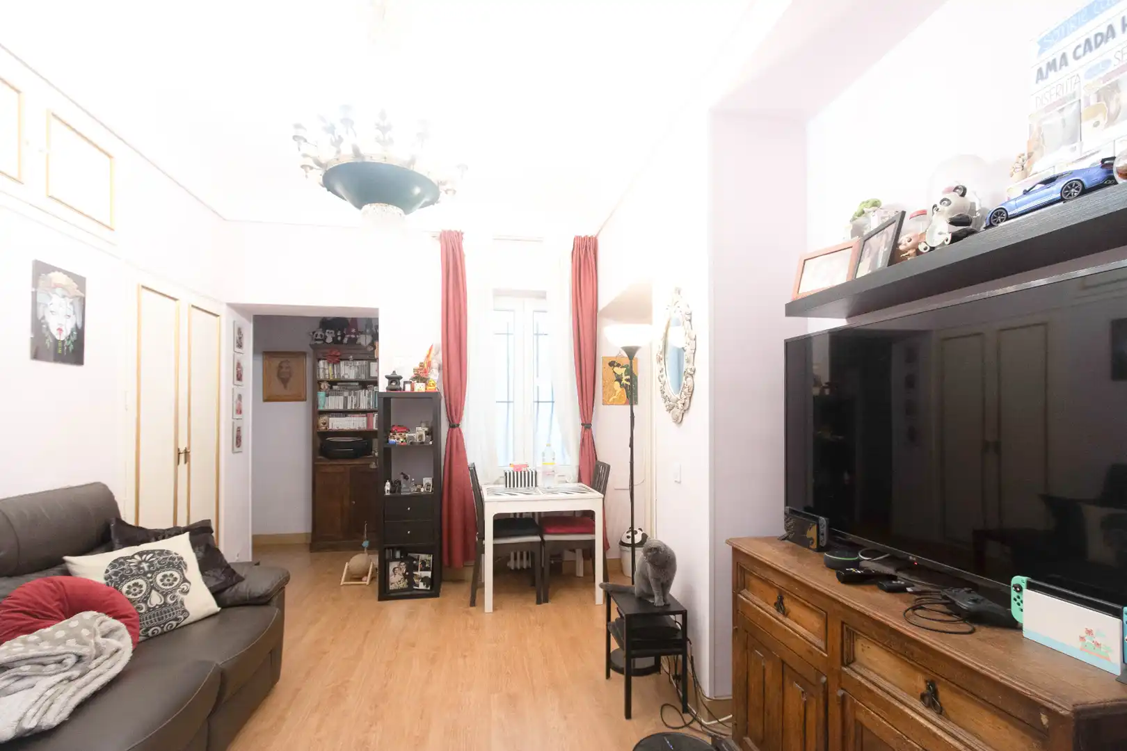 Sala d'estar de Pis en venda en Madrid amb Aire condicionat, Terrassa i Traster