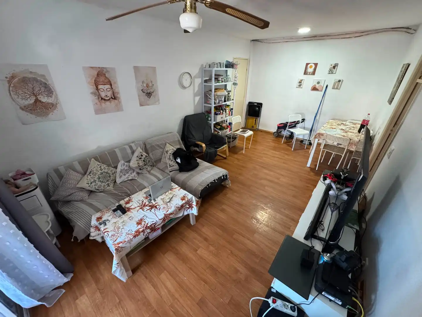 Sala de estar de Piso en venta en Málaga con Amueblado