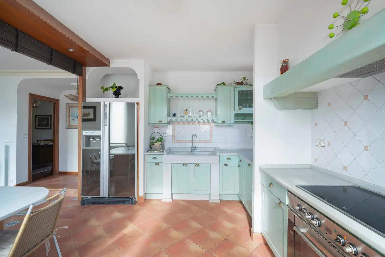 Cocina de Casa o chalet en venta en A Coruña Capital  con Calefacción, Jardín privado y Parquet