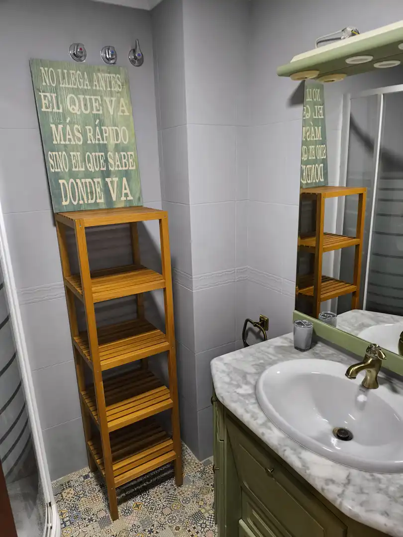 Badezimmer von Wohnung zur Miete in Vila-real mit Klimaanlage, Parkett und Terrasse