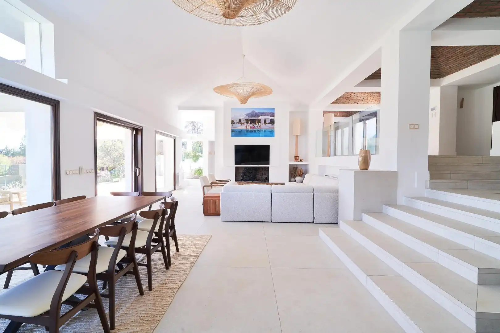 Sala de estar de Casa o chalet en venta en Marbella con Aire acondicionado, Calefacción y Jardín privado
