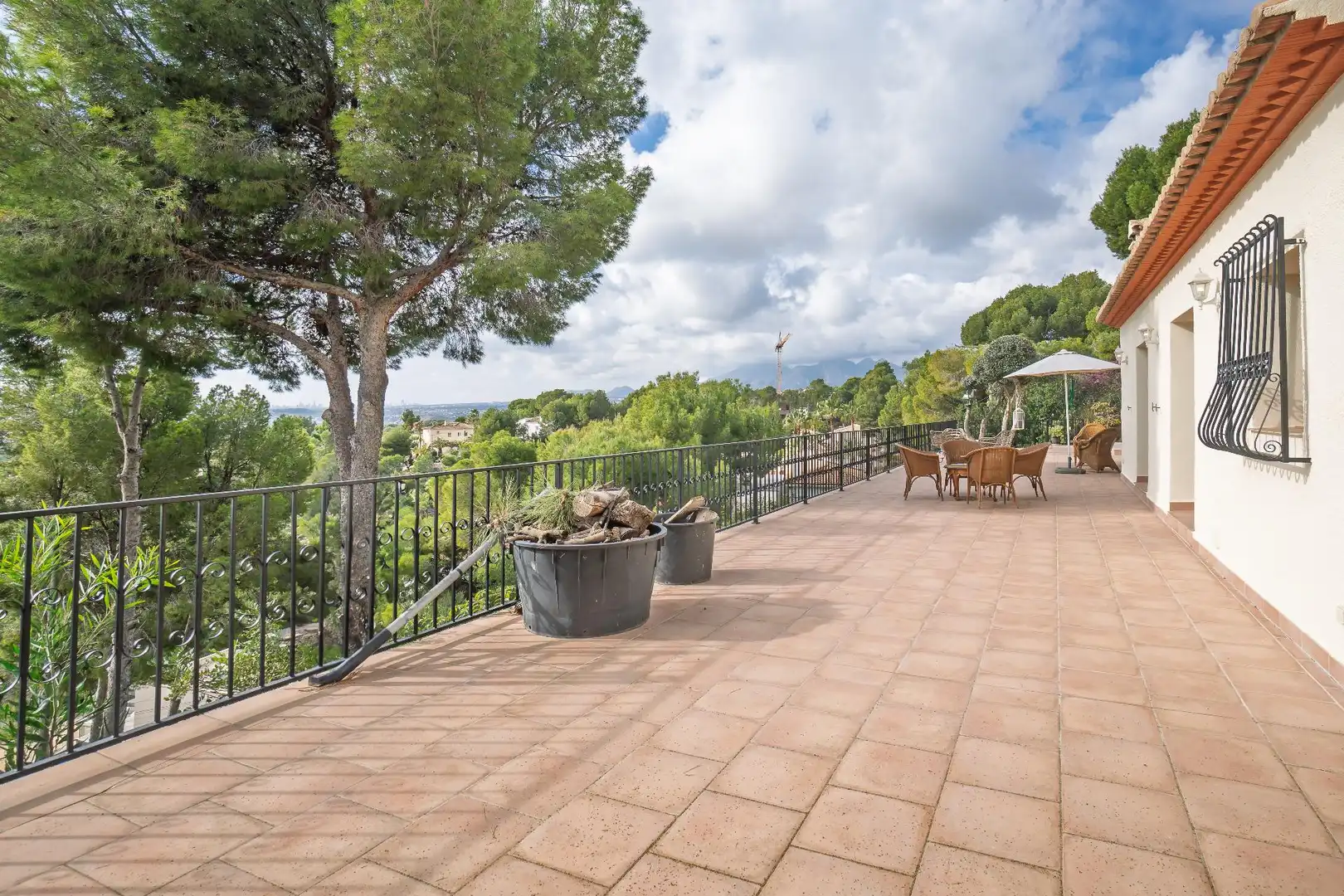 Terraza de Casa o chalet en venta en Altea con Aire acondicionado, Calefacción y Piscina