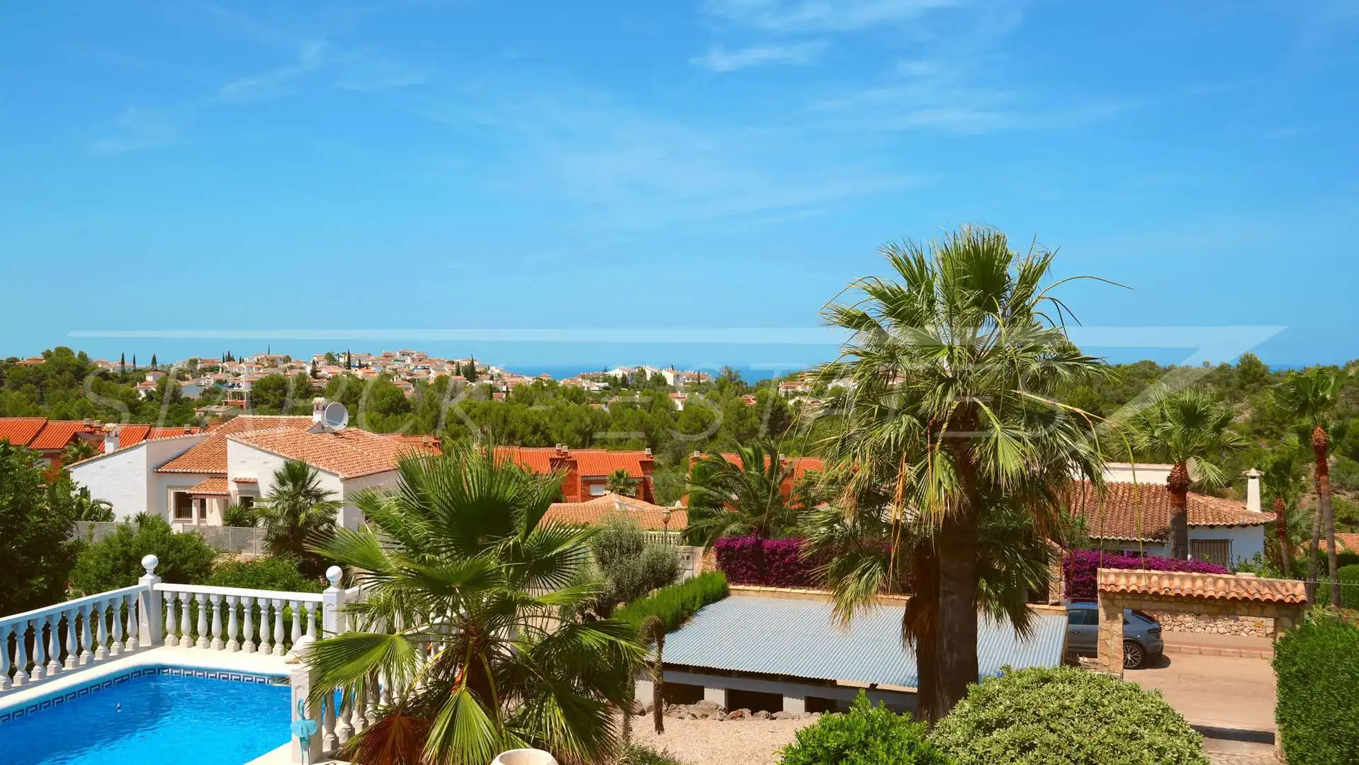 Exterior view of Houses for sale in El Ràfol d'Almúnia  with Air Conditioner, Private garden and Swimming Pool