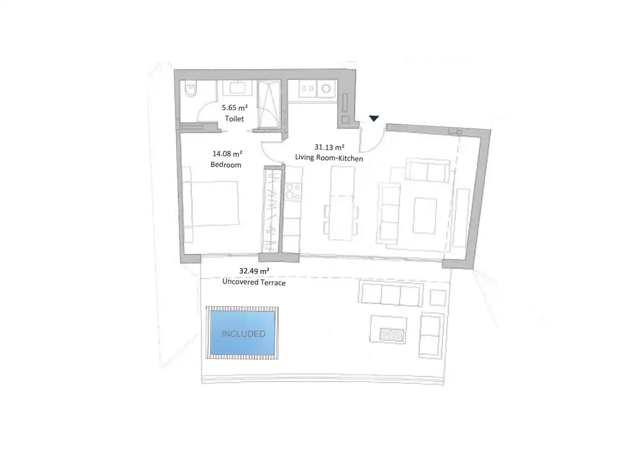 Apartament amb piscina en venda a Torreblanca del Sol, imagen 29