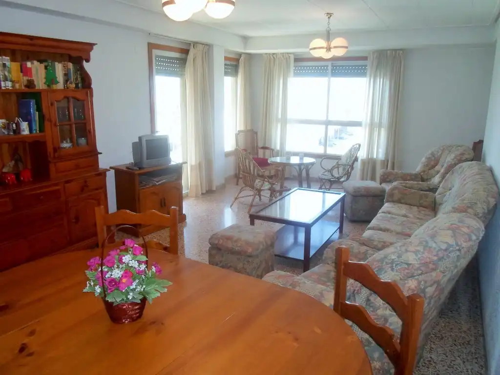 Wohnzimmer von Wohnung zum Verkauf in Cullera mit Heizung und Terrasse