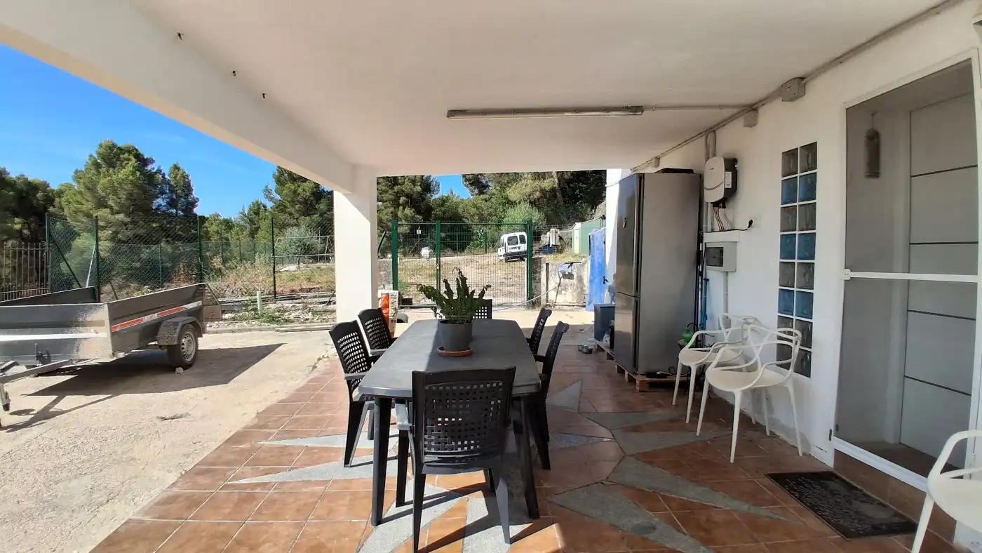 Terrasse von Country house zum Verkauf in Alcover mit Klimaanlage, Heizung und Privatgarten