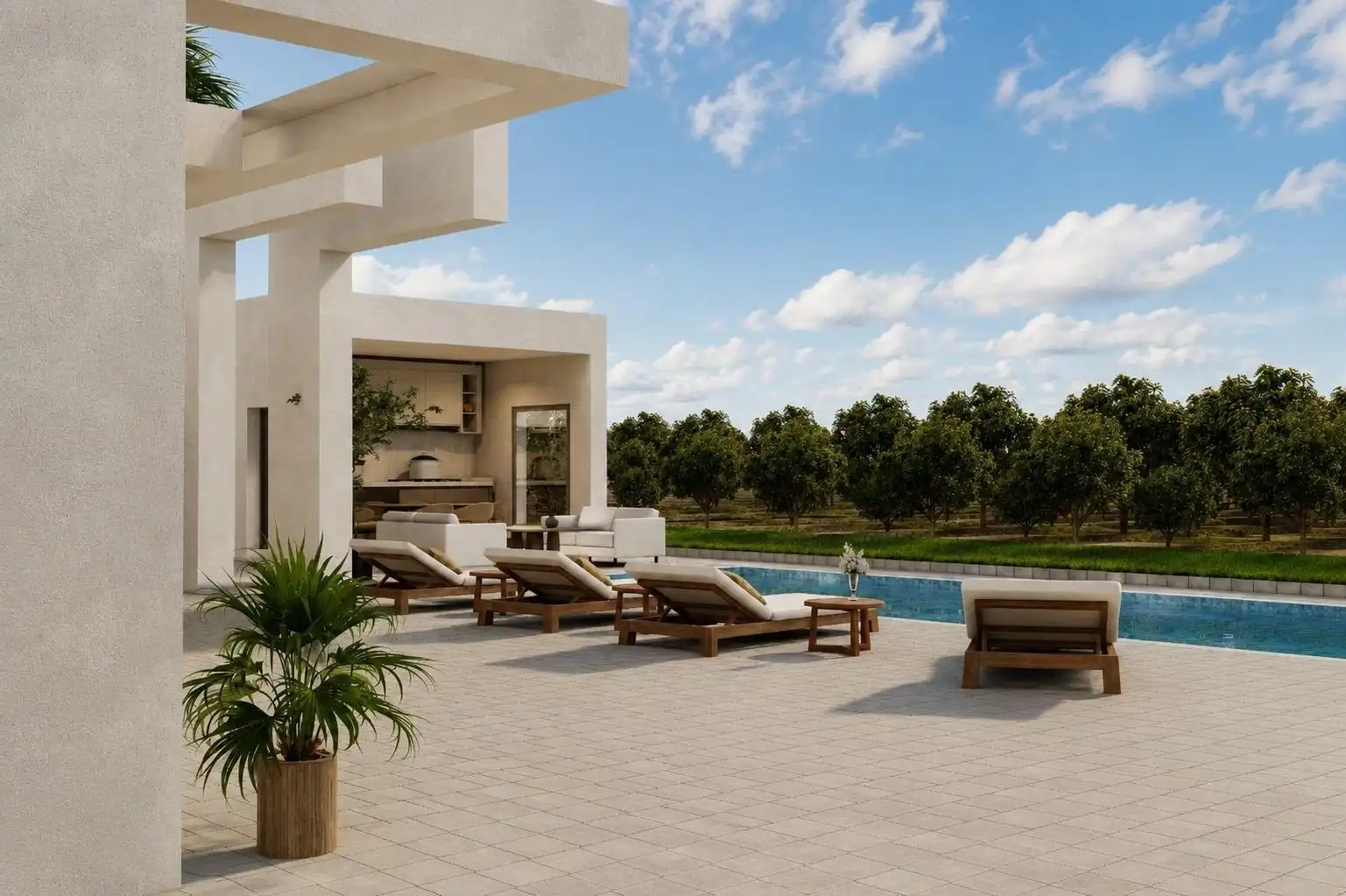 Terraza de Casa o chalet en venta en Benejúzar con Jardín privado, Terraza y Piscina