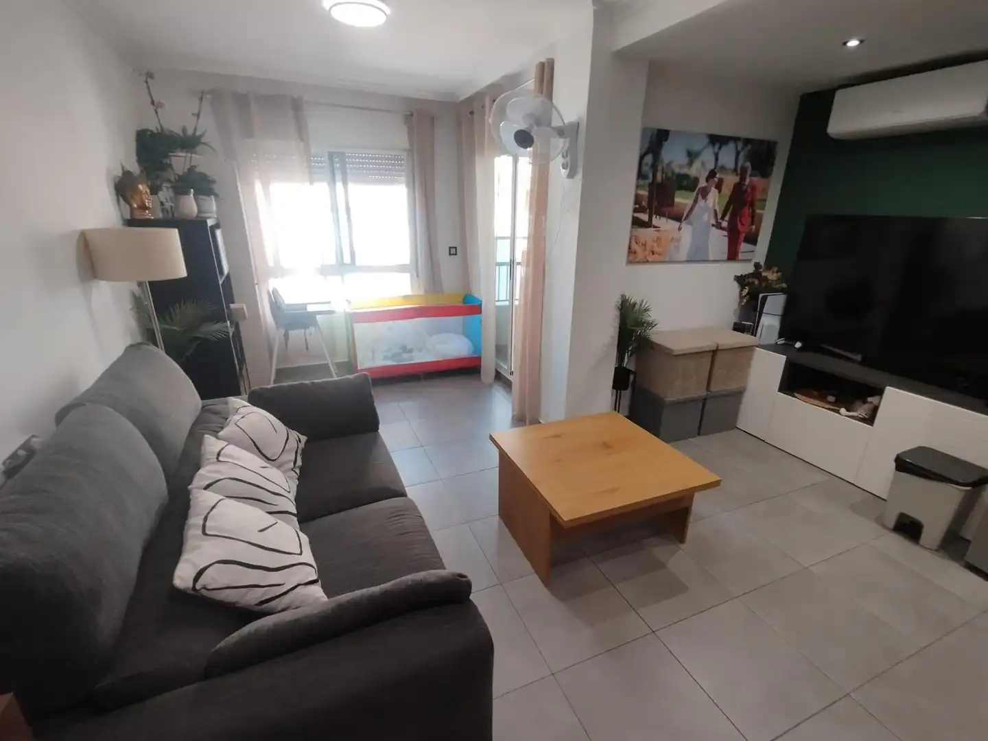 Sala de estar de Apartamento en venta en Guardamar del Segura con Aire acondicionado, Calefacción y Terraza