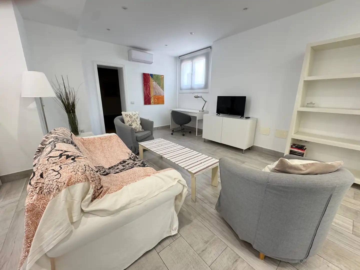 Wohnzimmer von Wohnung zum Verkauf in Tías mit Klimaanlage, Möbliert und Gemeinschaftspool