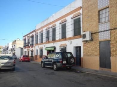 Vista exterior de Pis en venda en Carmona amb Jardí privat