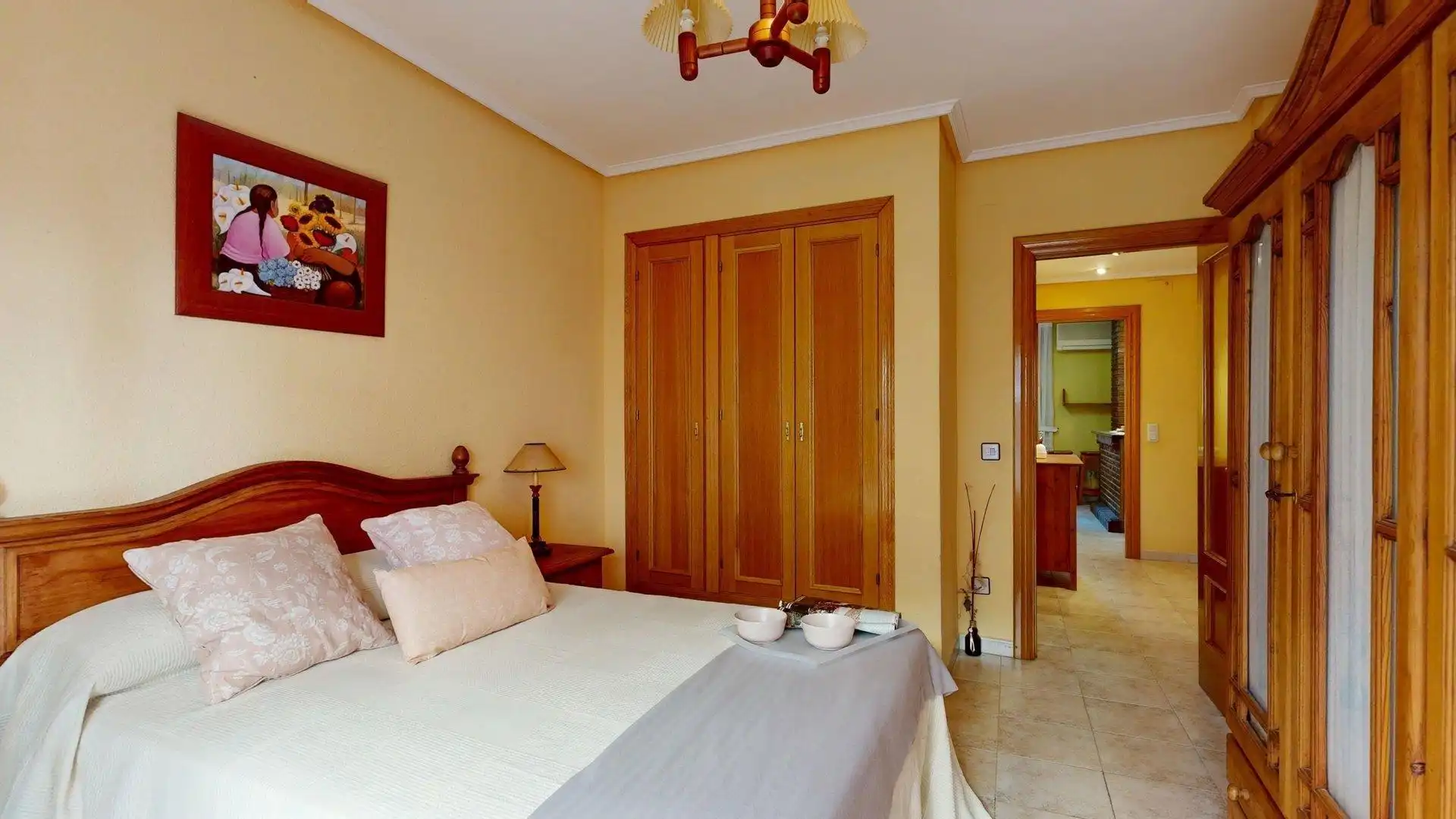 Dormitori de Casa o xalet en venda en Zaragoza amb Calefacció, Terrassa i Moblat