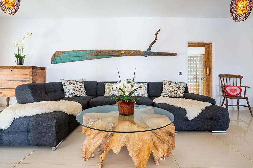 Sala d'estar de Casa o xalet en venda en Haría amb Jardí privat, Terrassa i Moblat