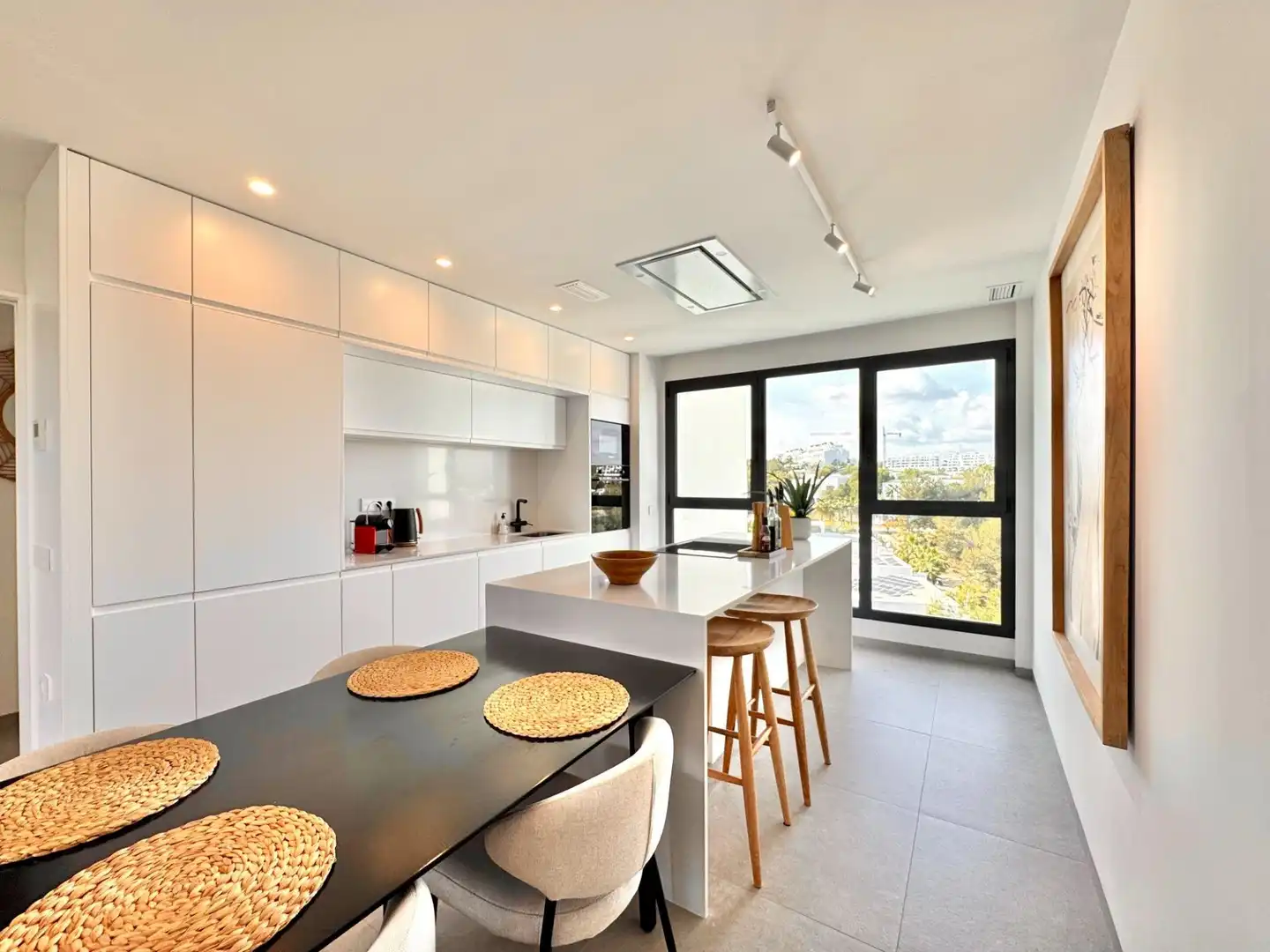 Cocina de Apartamento en venta en San Miguel de Salinas con Calefacción, Piscina y Amueblado