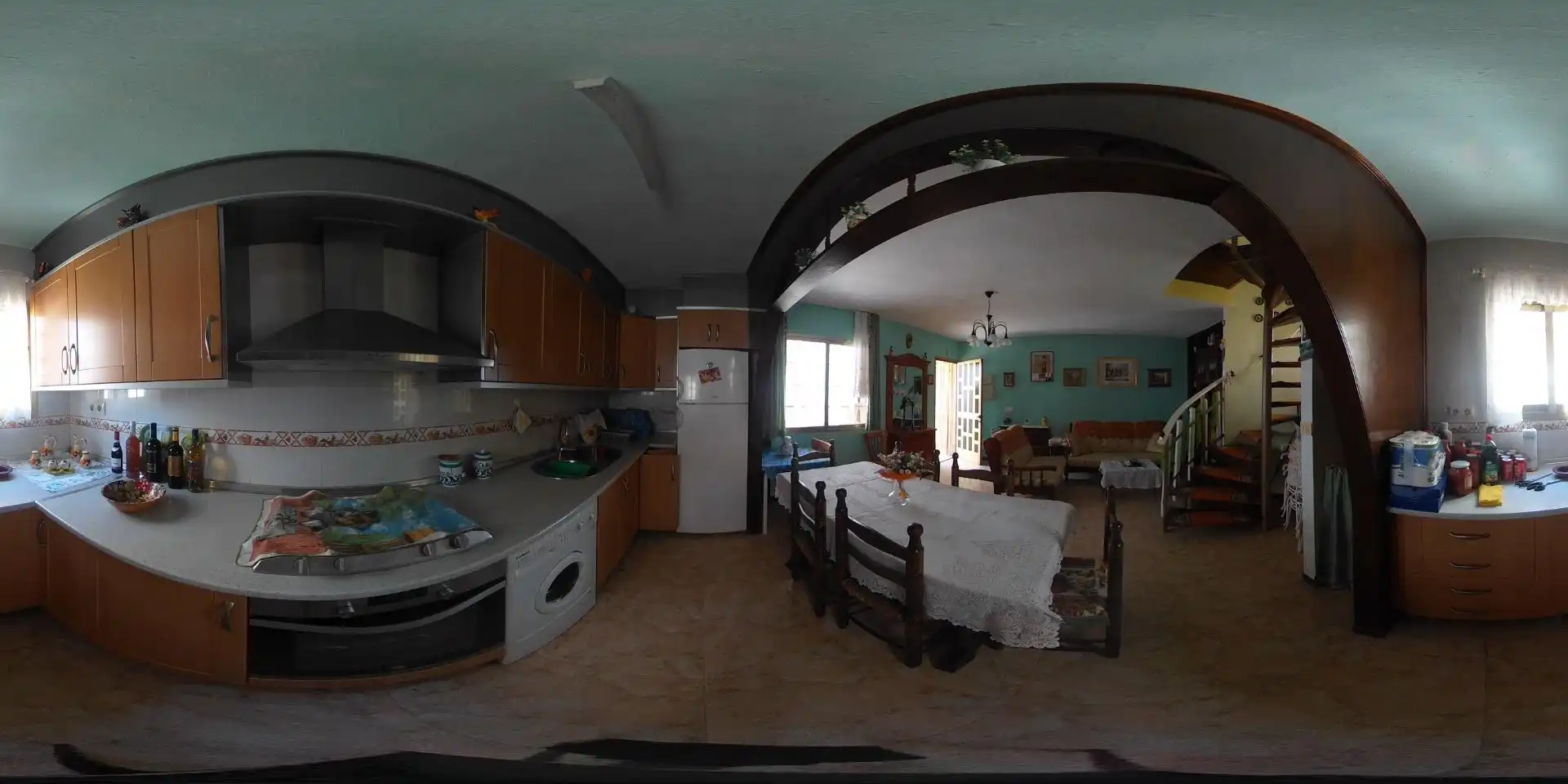 Küche von Einfamilien-Reihenhaus zum Verkauf in Peñíscola / Peníscola mit Terrasse, Möbliert und Balkon
