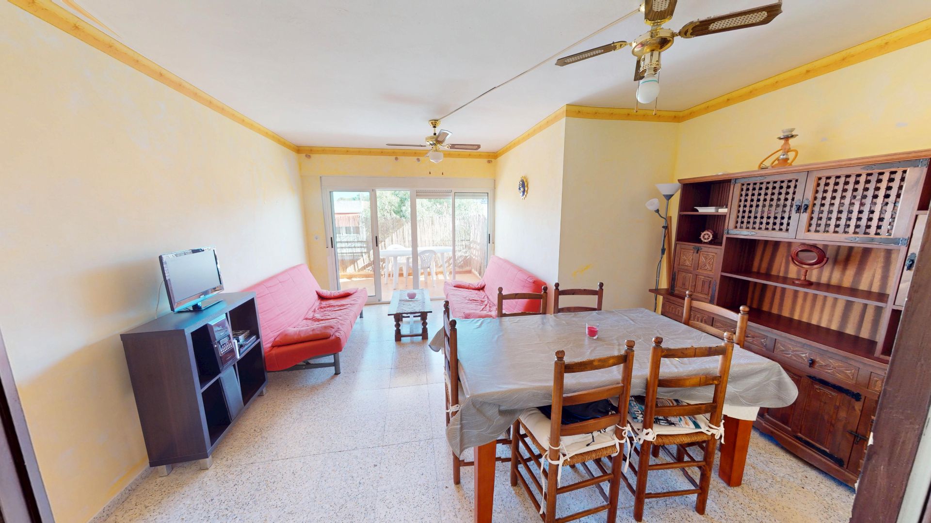 Sala de estar de Piso en venta en Alicante / Alacant con Balcón