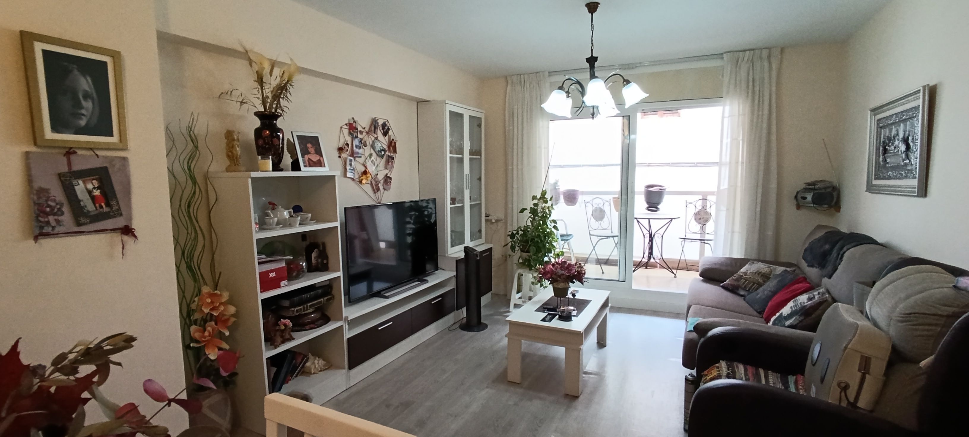 Living room of Flat for sale in Cunit  with Air Conditioner, Heating and Parquet flooring