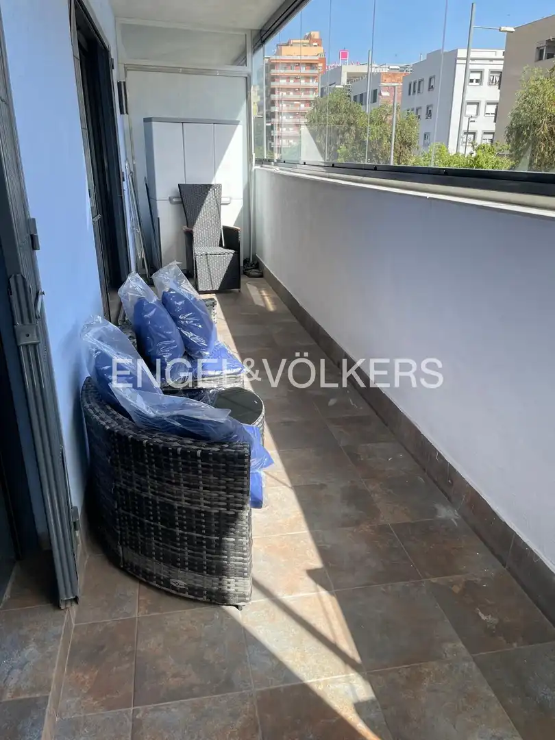 Terraza de Piso de alquiler en Badalona con Aire acondicionado, Calefacción y Terraza