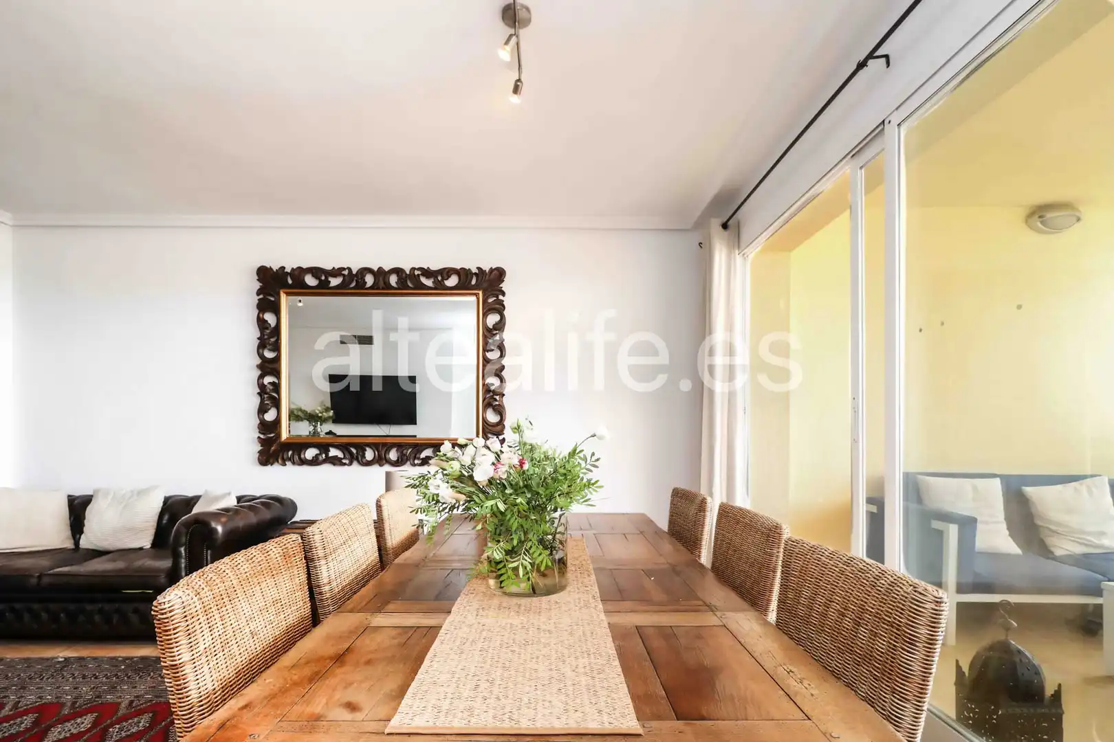 Comedor de Apartamento de alquiler en Altea con Terraza, Amueblado y Horno