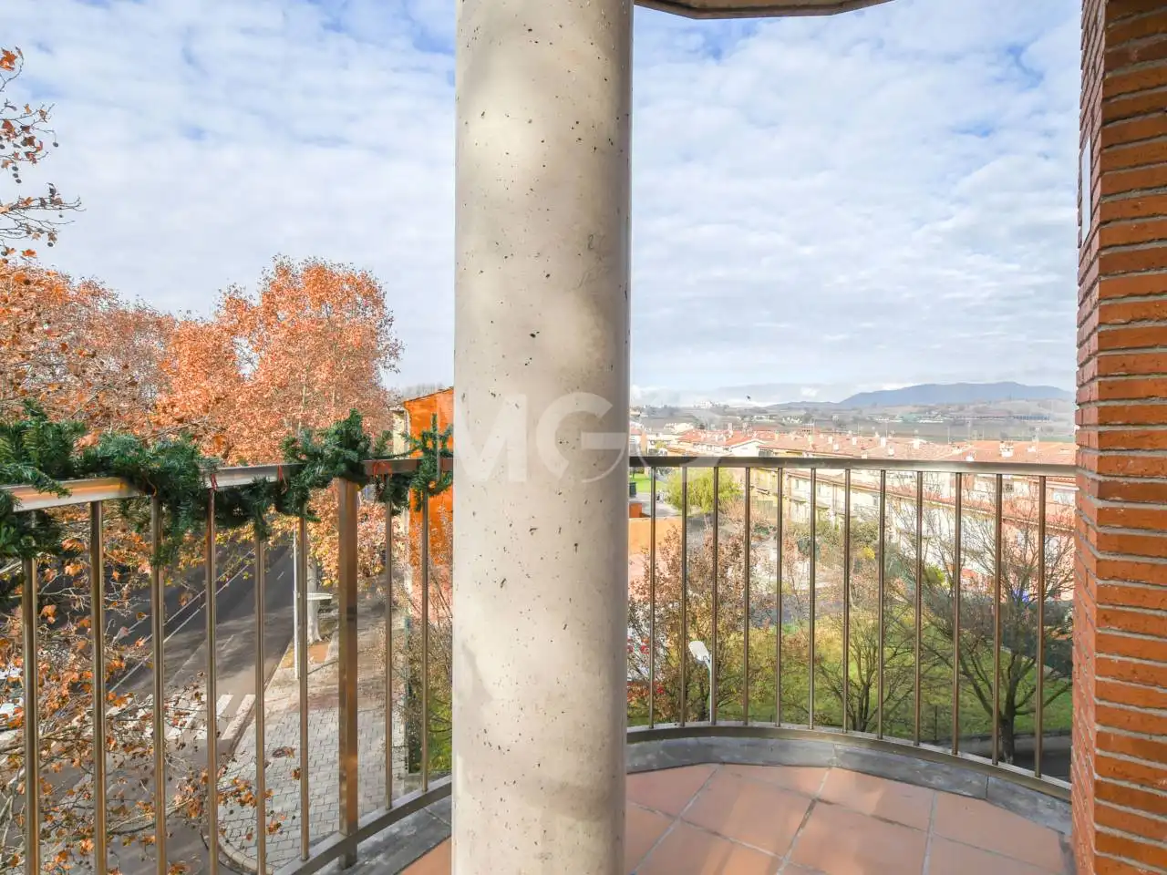 Terrasse von Wohnung zum Verkauf in Manlleu mit Heizung, Parkett und Terrasse