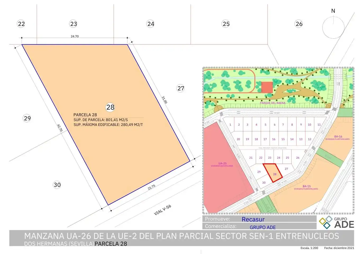 Residencial en venta en Dos Hermanas