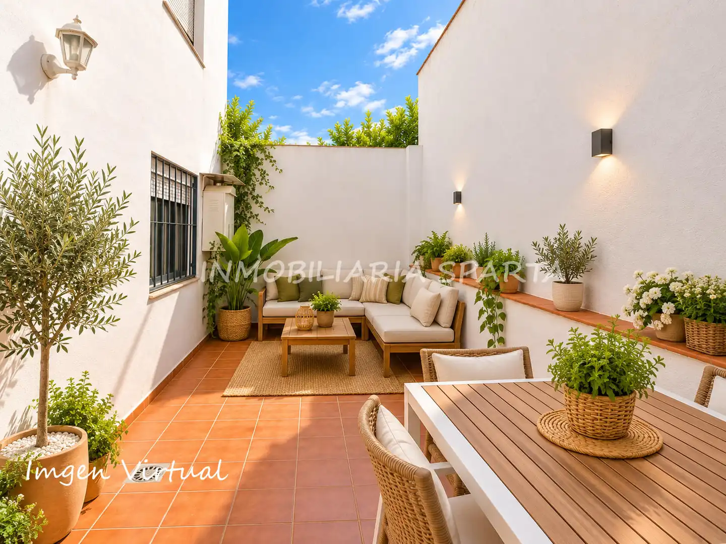 Terraza de Casa adosada en venta en Alcalá del Río, Sevilla