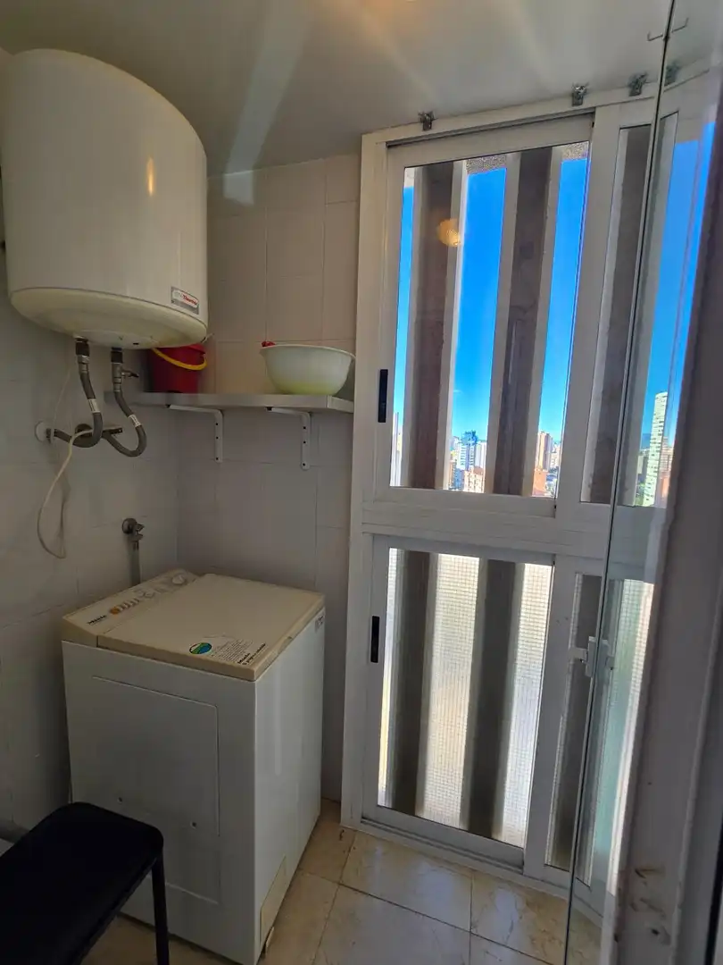 Terraza de Apartamento en venta en Benidorm con Amueblado y Piscina comunitaria