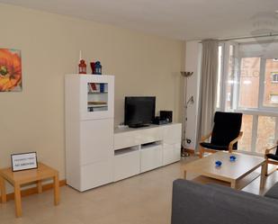 Living room of Flat to rent in  Madrid Capital  with Air Conditioner, Heating and Balcony