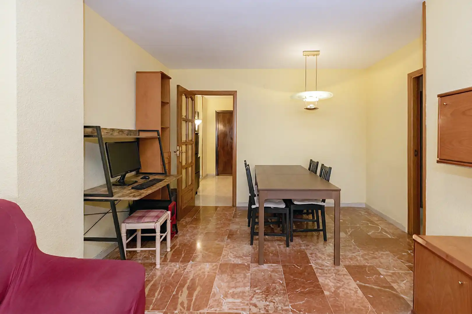 Comedor de Piso en venta en Málaga con Amueblado, Balcón y Piscina comunitaria