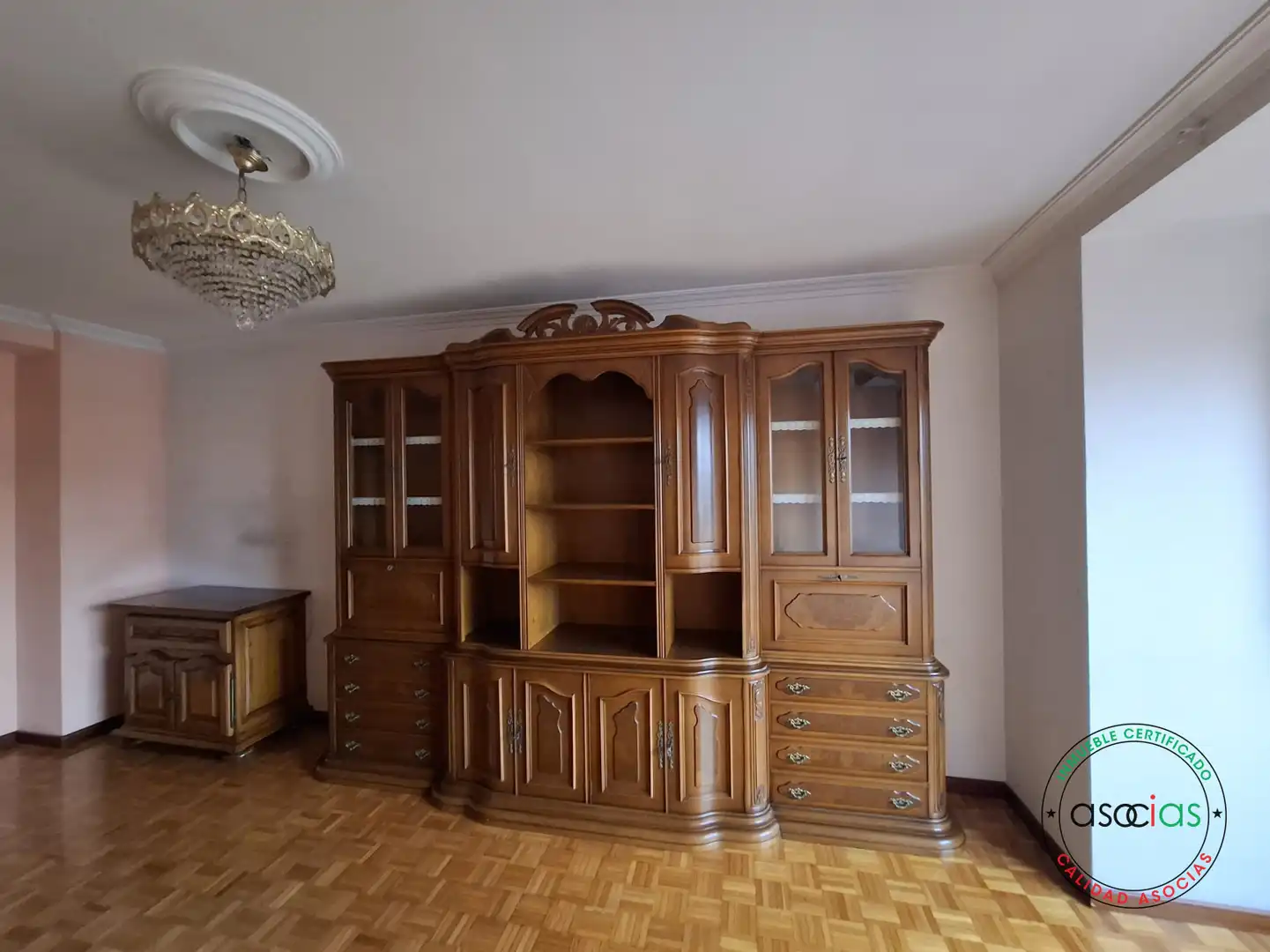 Esszimmer von Wohnung zur Miete in Gijón  mit Heizung, Parkett und Möbliert