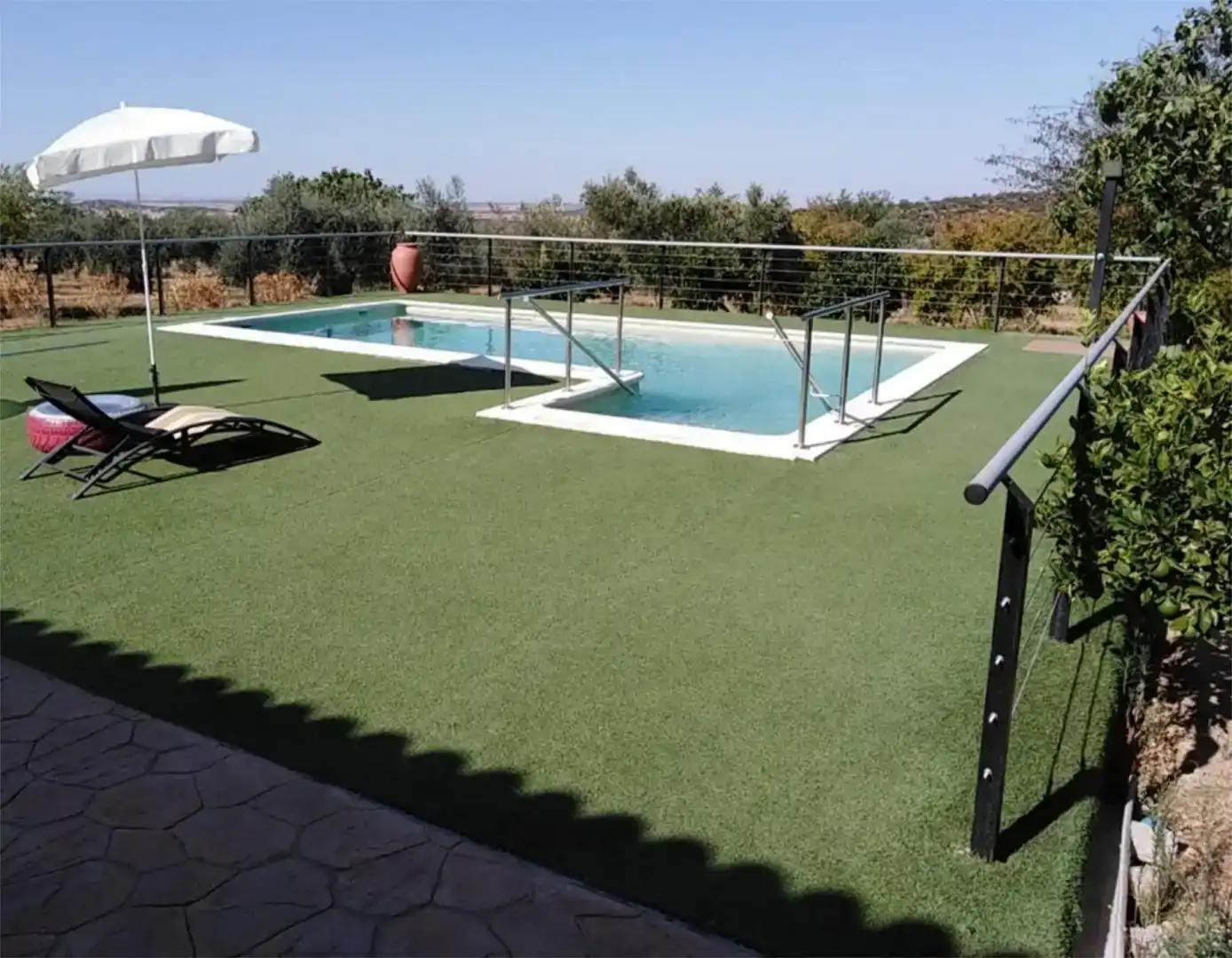 Piscina de Casa o xalet en venda en Olivenza
