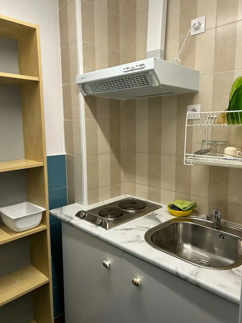Kitchen of Flat for rent in Barcelona  with Air Conditioner, Heating and Washing machine