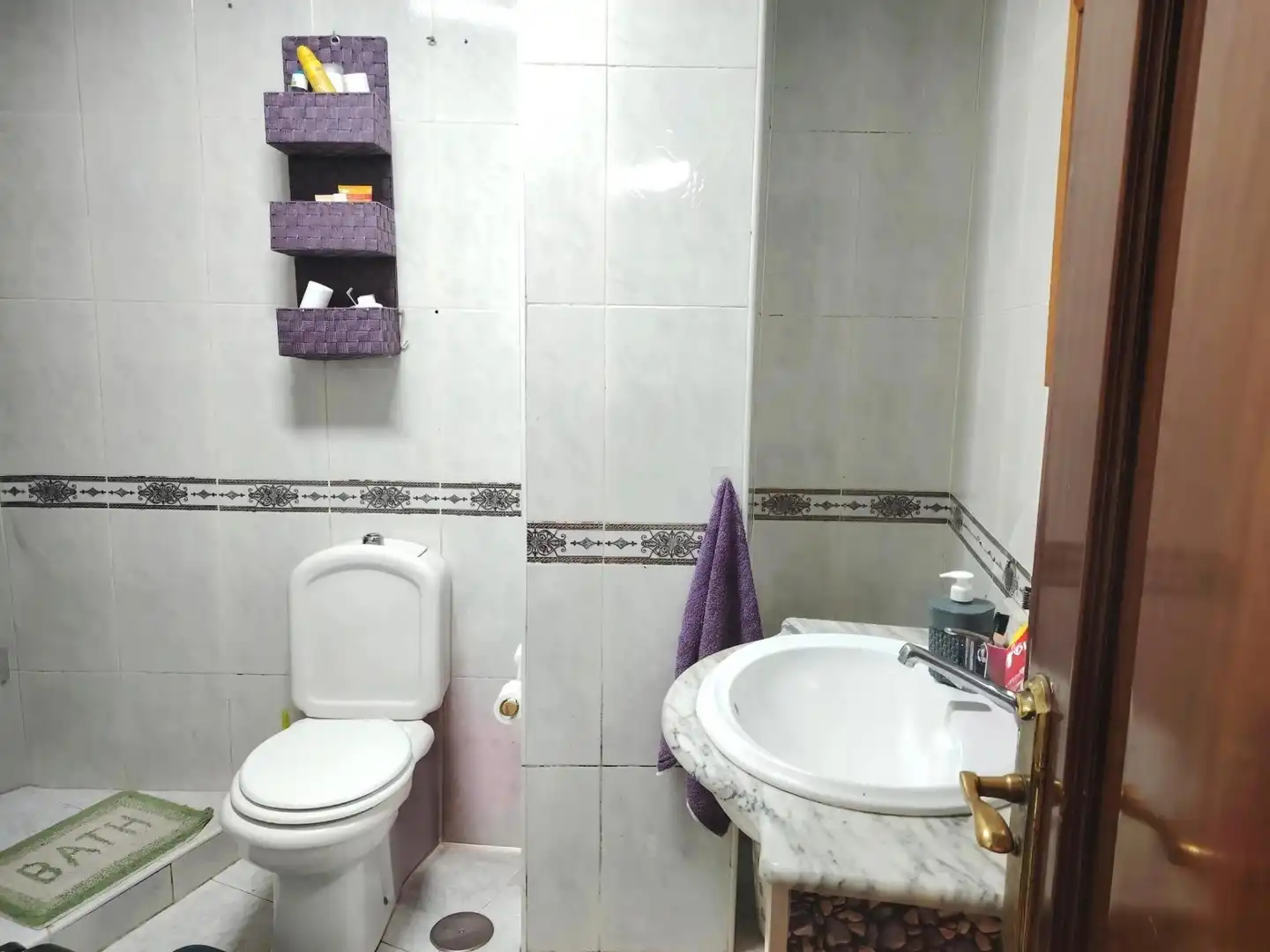 Baño de Casa adosada en venta en Baiona con Calefacción