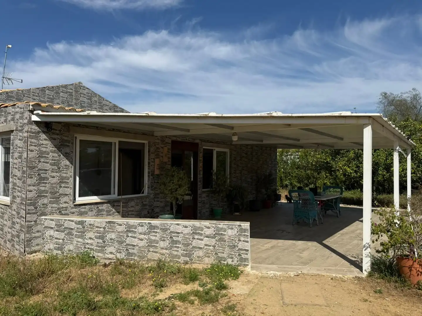 Terraza de Casa o chalet en venta en Utrera con Jardín privado, Terraza y Piscina