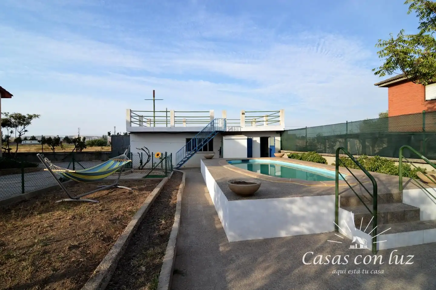 Piscina de Casa o chalet en venta en Zaragoza con Jardín privado, Trastero y Piscina
